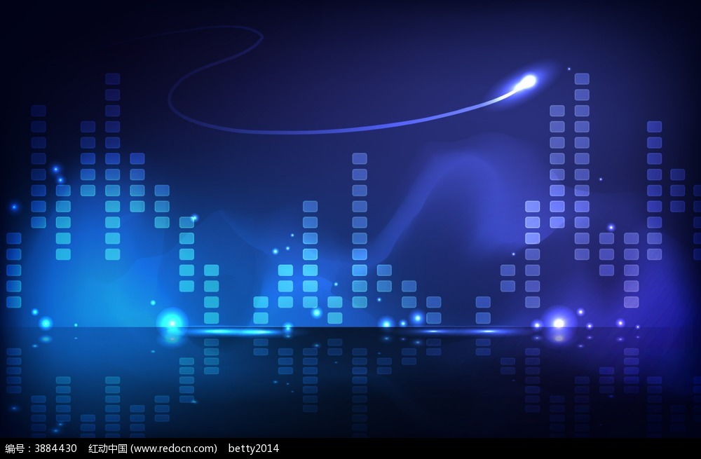 藍色動感音符背景圖片免費下載 | 編號3884430 紅動網